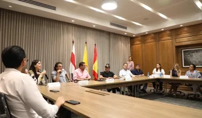 El alcalde Alejandro Char reunió con directivos de la CCI Norte