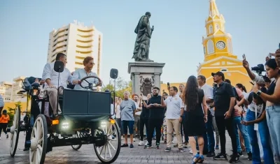 La presentación se cumplió en la Plaza de los Coches de Cartagena