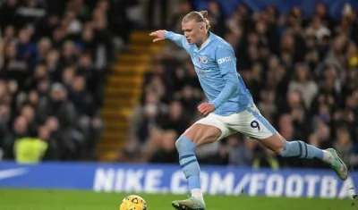 Erling Haaland, atacante noruego del Manchester City.