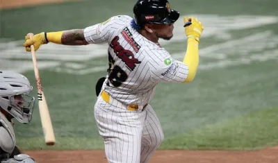 Harold Ramírez llegó a Leones tras coronarse campeón con Caimanes. 