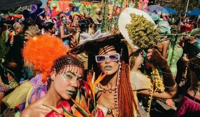 'La Puntica no má', en la Batalla de Flores 2023 bajo la consigna 'Floréame la Pepita’'. Ese día desfilaron despues de 6 p.m.