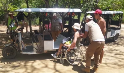 El Parque Tayrona implementó los eco taxis o vehículos eléctricos para el transporte de los visitantes en el sector de Bahía Concha