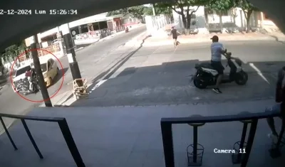 Accidente en el barrio Me Quejo. 