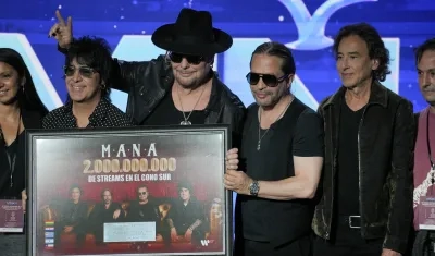 Agrupación mexicana Maná.