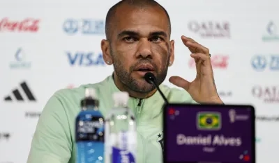 El futbolista brasileño Dani Alves.