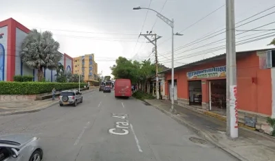 En la carrera 43 con calle 52.