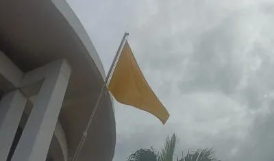 Hay bandera amarilla para las embarcaciones en Cartagena. 