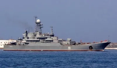 Buque de asalto anfibio del Ejército ruso.