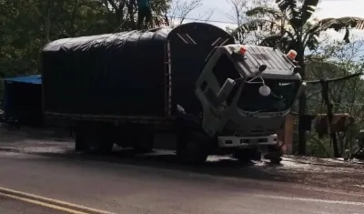 Camión robado en Barranquilla