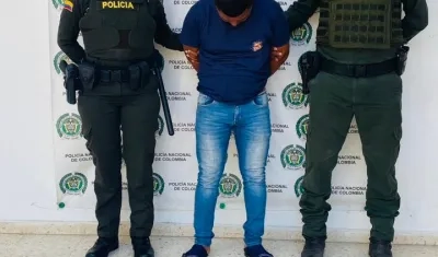 Los capturados son Elvis Cantillo Orozco y Kender Fruto Castro.