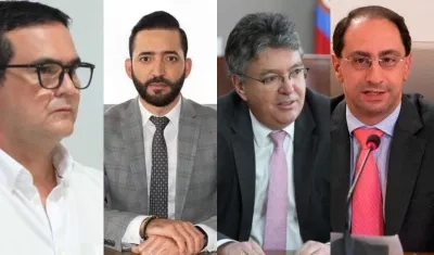 Héctor Carbonell, de CCI, Contralor Carlos Zuluaga, y los exministros Mauricio Cárdenas y José Manuel Restrepo.