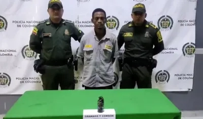 Carlos Iglesias Berrío, capturado. 