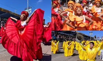 Jóvenes de las Casas Distritales de Cultura. 