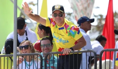 El Alcalde de Barranquilla, Alex Char.