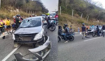 Ocurrió en el sector conocido como 'La Vuelta del Diablo'.