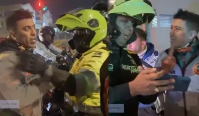 El concejal recibió un comparendo. 