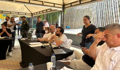 El presidente del Concejo, Samir Radi, lideró la sesión descentralizada. 