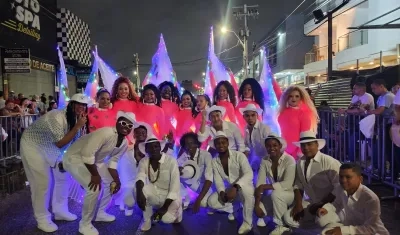 Delegación de Washington en la Guacherna en Barranquilla.