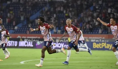 Didier Moreno celebró su primer gol en el semestre.