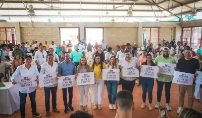 Los disputados sesionaron en Campo de la Cruz.