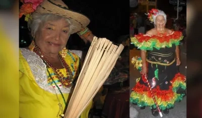 Dora Raquel Zarache Zambrano, directora de la Comparsa ‘Estrellas del siglo XX’ .