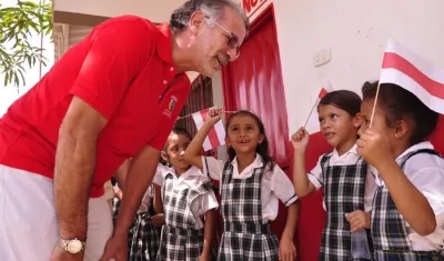 Eduardo Verano, gobernador del Atlántico.