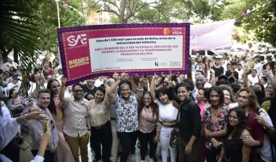 Entrega de la ‘Casa Villa de Arte’, en el barrio El Prado.