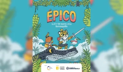 Afiche del Festival Épico en Barranquilla.