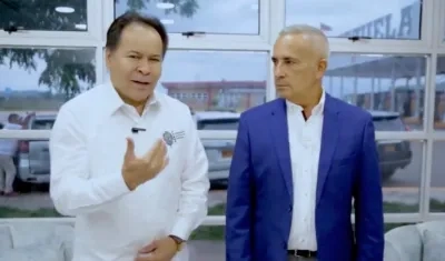 Gobernadores de Norte de Santander y del estado Tachira (Venezuela). 