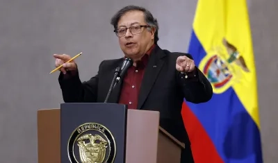 El Presidente Gustavo Petro.