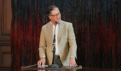 El Presidente Gustavo Petro.