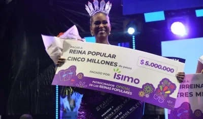 Hania Orozco fue la ganadora del Reinado Popular.