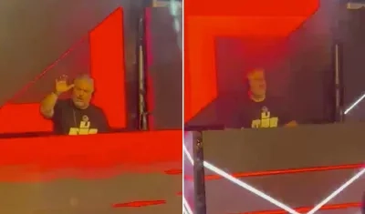 Iván Duque animó una fiesta privada.