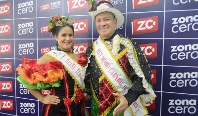 Laura Cabas Pinedo y Gustavo Peñaranda, Reyes del Carnaval de Barranquilla en Tampa.