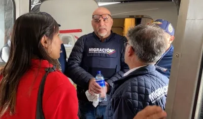 Salvatore Mancuso fue recibido por Migración Colombia.