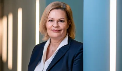 La ministra alemana del Interior, Nancy Faeser. 