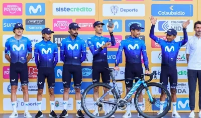 Presentación del Movistar Team.