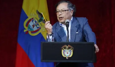 El Presidente Gustavo Petro.
