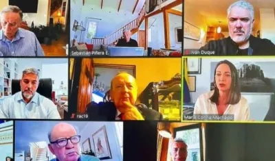 En el foro virtual también estuvo el expresidente de Colombia, Iván Duque.