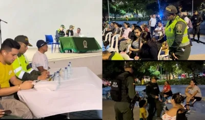 'Comando al Barrio' en el barrio San Roque. 