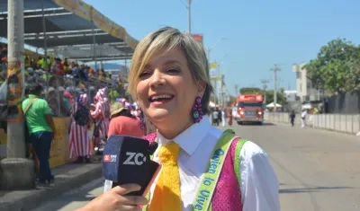 Sandra Gómez, Gerente del Carnaval del Barranquilla S.A.S.