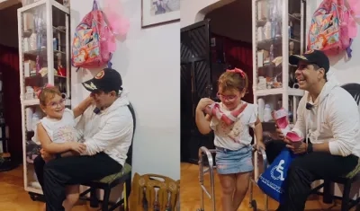 El alcalde Alejandro Char visitó a Sarita.