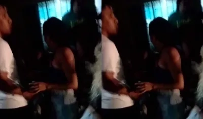 Momento en que personas auxilian a los heridos. 