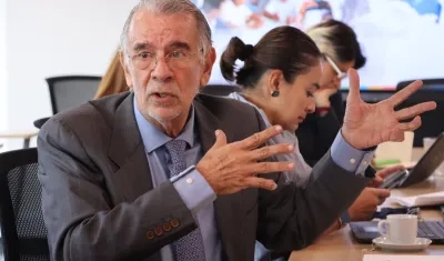 Eduardo Verano, gobernador del Atlántico.