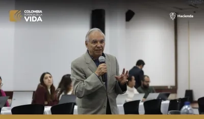 Ricardo Bonilla, ministro de Hacienda y Crédito Público.