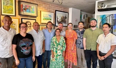 Delegados de la Alcaldía Distrital con expertos del Museo Nacional de Colombia y Fundación Museo de Arte Moderno de Barranquilla