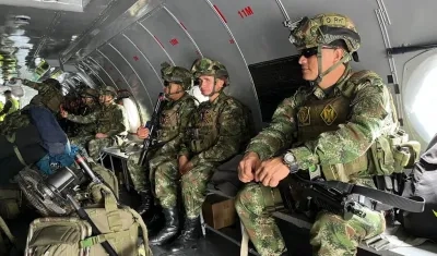 Las fuerzas militares desplegaron más de 200 soldados adicionales al sur de Bolívar