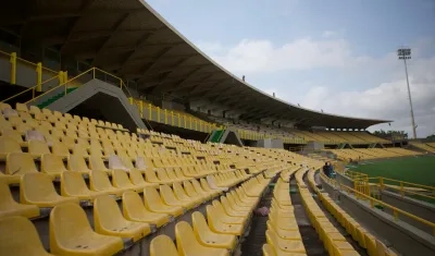 El estadio de fútbol 'Jaime Morón León' de Cartagena. 