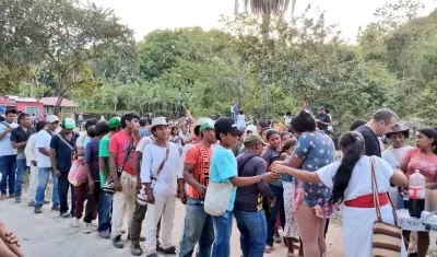 Los desplazados wiwa llegaron de El Limón y Carrizal, en la Sierra Nevada