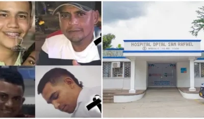 Las víctimas de la masacre.